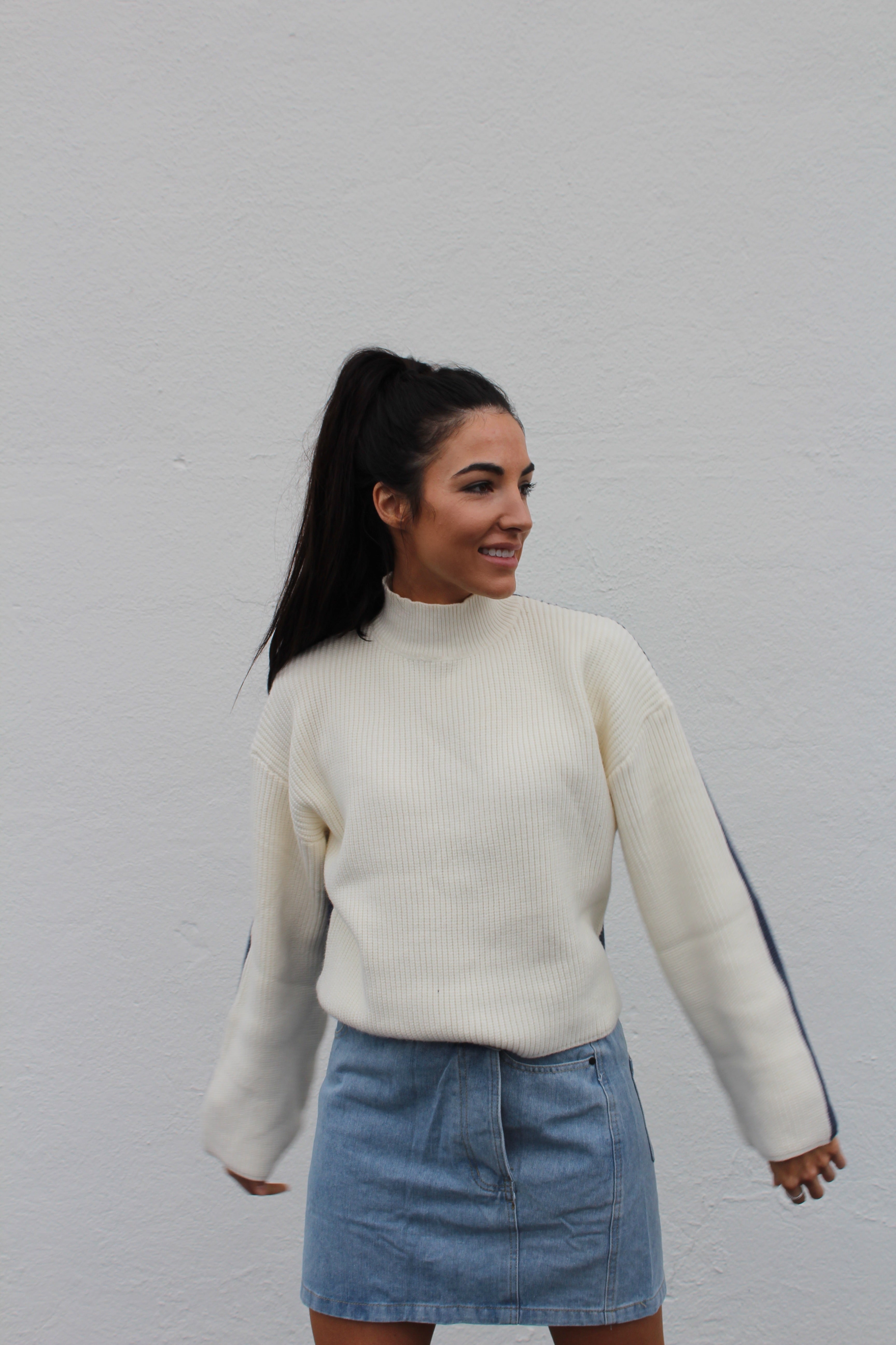 Two-Toned Turtleneck sweater