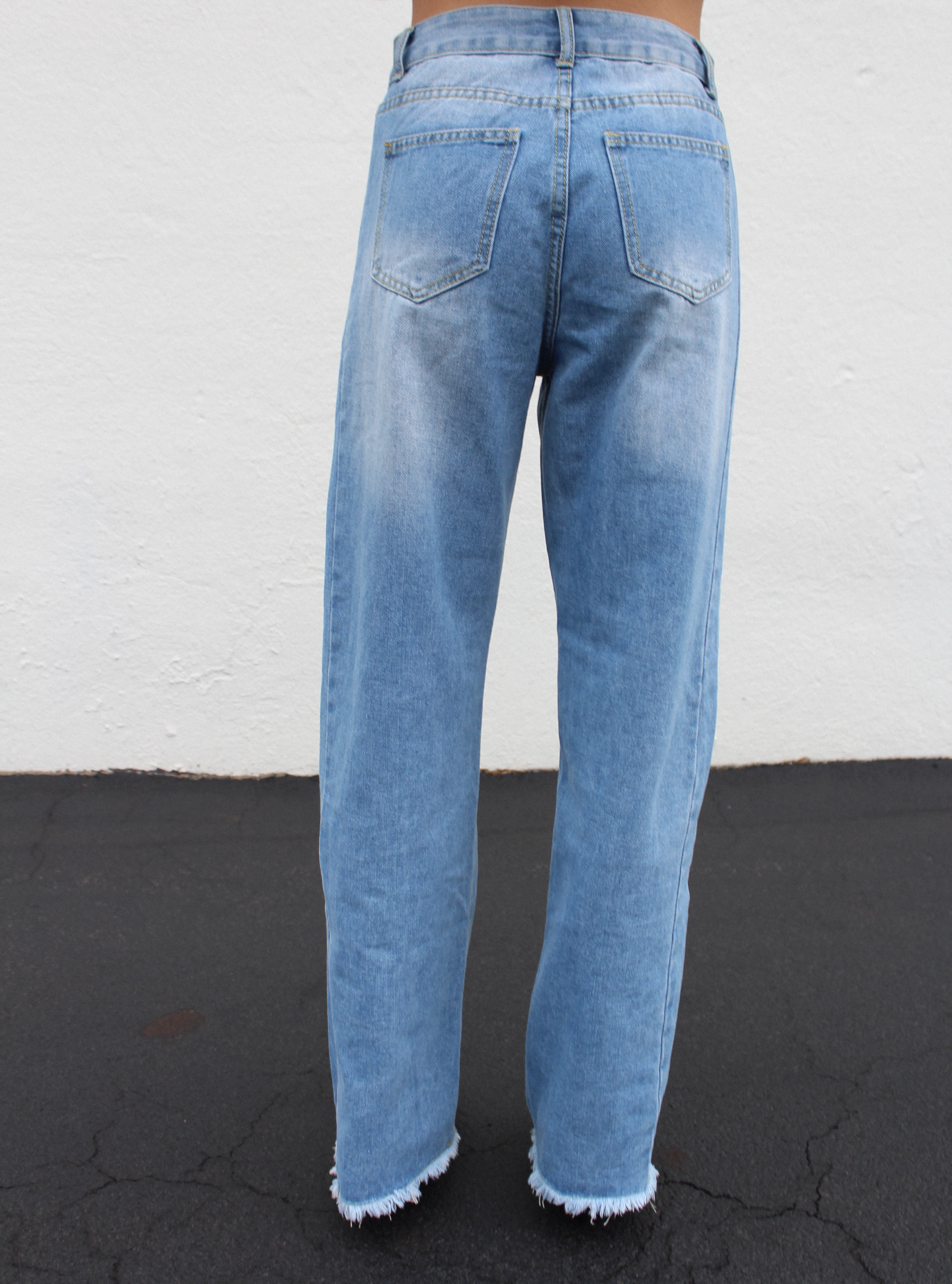 High Rise Wide Leg Jeans