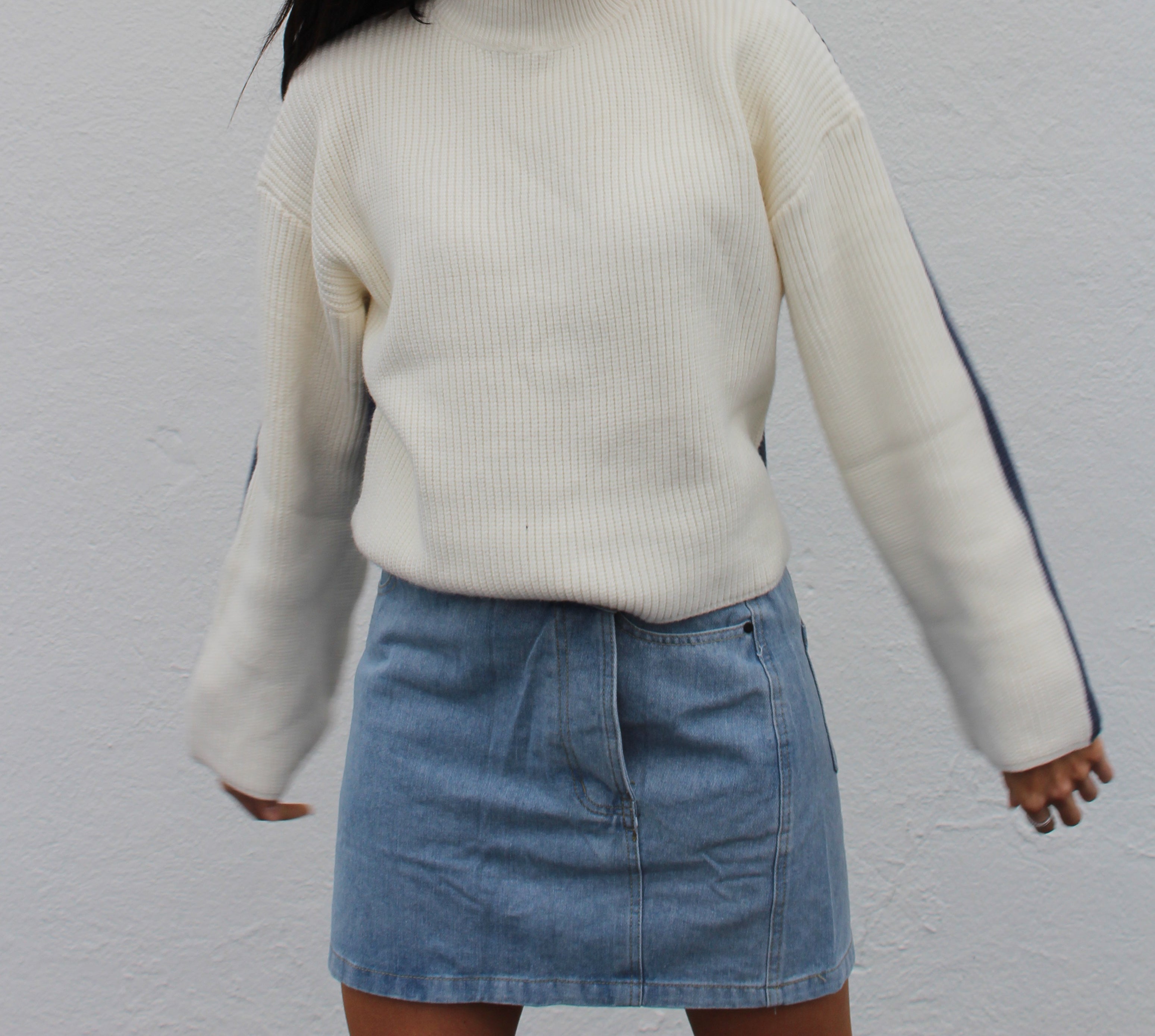 Denim Mini Skirt